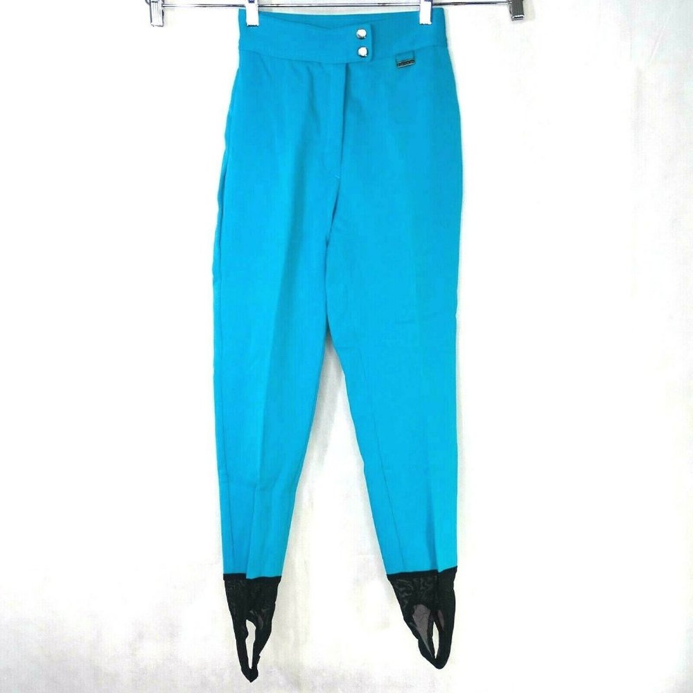 Vintage Edleweiss Skiwear Pants Stirrup Leggings